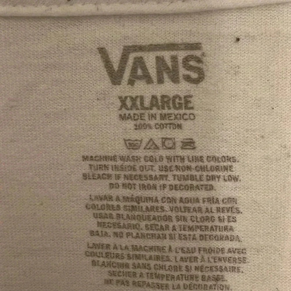 Vans white t shirt size xxl - Picture 4 of 4